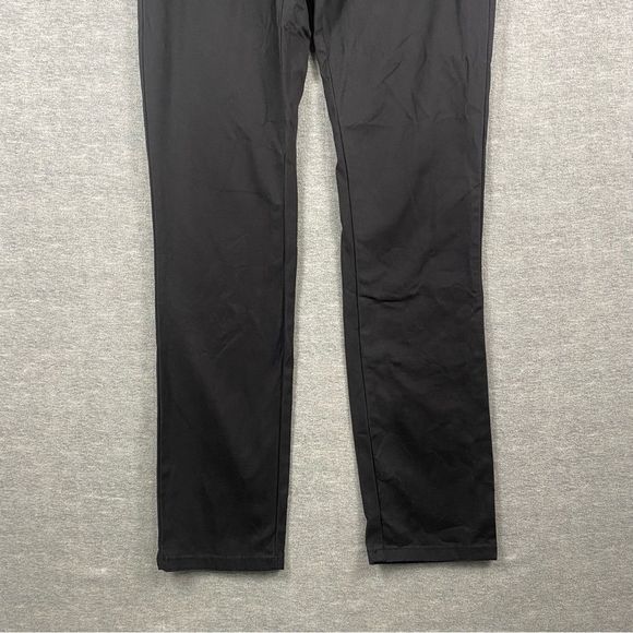 Asos Design Womens Black Button Fly Straight Leg Skinny Ankle Pants Size 28x30‎ - Picture 14 of 15